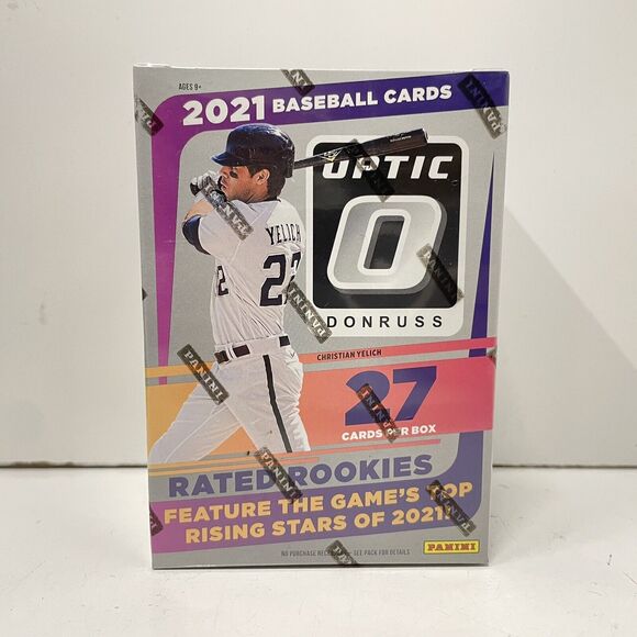 2021 Donruss Optic Baseball Blaster Box w/ Pink Parellel pack FACTORY SEALED - Picture 1 of 3